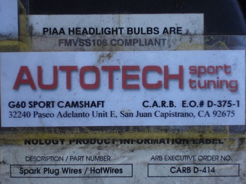 The Corrado CARB EO Number thread VW Vortex Volkswagen Forum